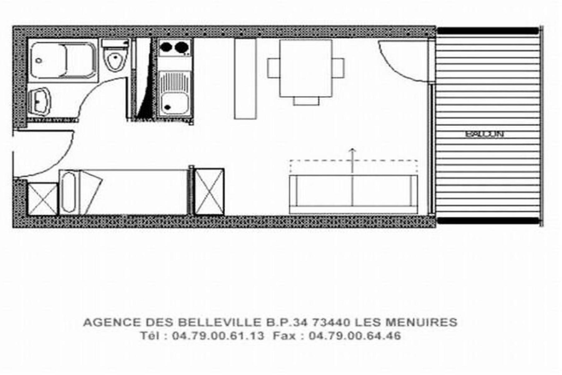 Residence Dorons - Studio Renove - Centre Station - Balcon Mae-1904 Saint-Martin-de-Belleville Exterior photo